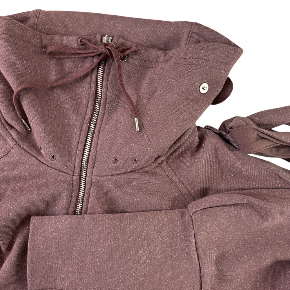 adidas Stella Mccartney Collab Womens M Cropped Zip Jacket Rosewood Vintage 2006